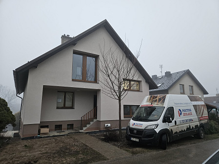 Izolace stropu zděného rodinného domu na Orlickoústecku